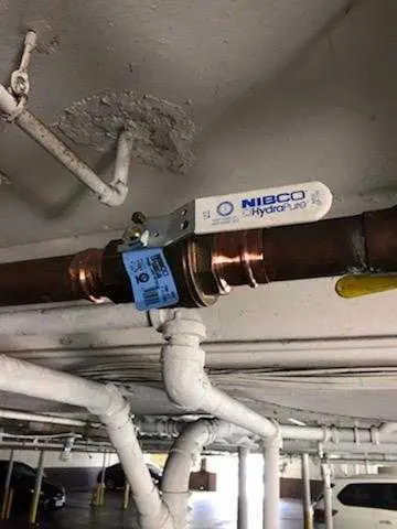 Copper pipe repair and valve work for Water Line Repair in English